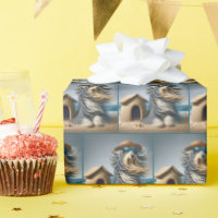 Bartollie mit Doghouse Sandcastle