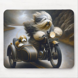 Bartollie-Motorrad mit Sidecar Mousepad