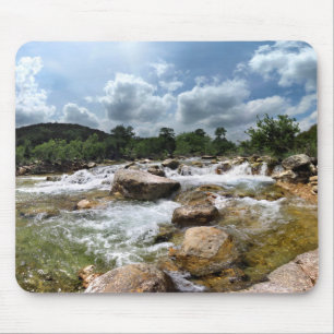 Barton Creek Greenbelt Wasserfälle - Austin, Texas Mousepad