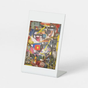 Barton Springs Abstrakt Jeff Hankamer Artjunkhaus Sockelschild