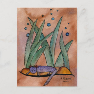 Barton Springs Salamander Postkarte