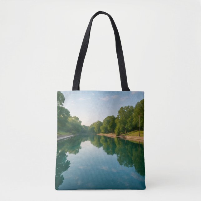 Barton Springs Tote Bag - Austin Texas Design Tasche (Vorderseite)