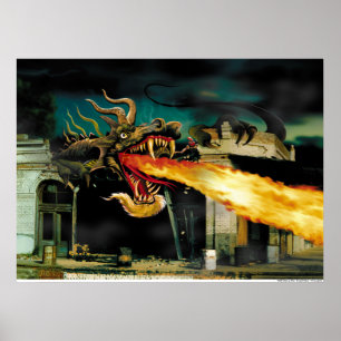 Barton The Mutant Salamander Dragon von Doug LaRue Poster