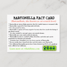 Bartonella Fact Card Visitenkarte
