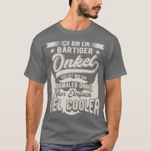 Bartonkel mit bartbeartem Geschenk T-Shirt