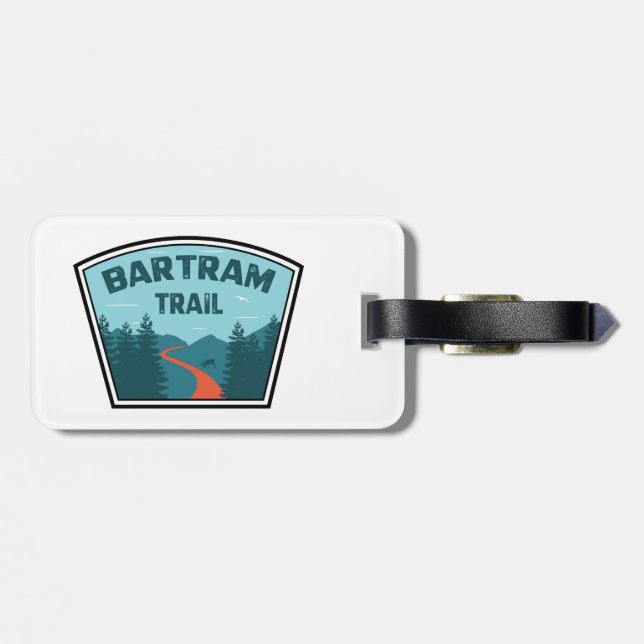 Bartram Trail Georgia North Carolina Gepäckanhänger (Rückseite horizontal)
