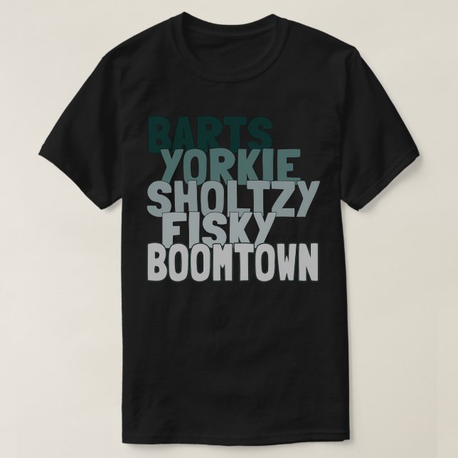 Barts yorkie sholtzy Fiskus Boomtown 1 T-Shirt (Design vorne)