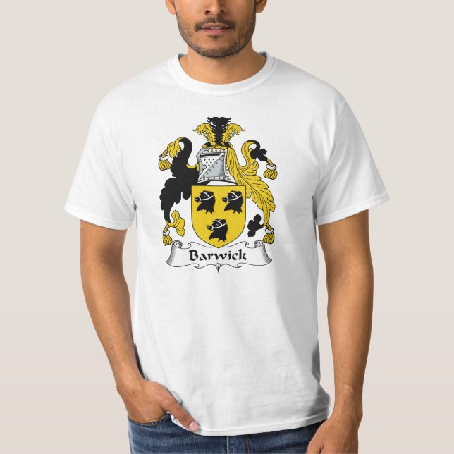 Barwick Familienwappen T-Shirt (Vorderseite)