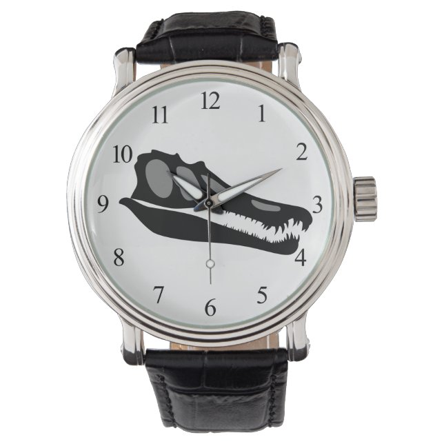 Baryonyx Skull Armbanduhr (Vorderseite)