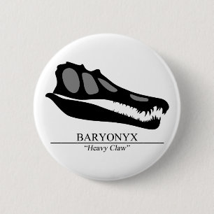 Baryonyx Skull Button