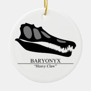 Baryonyx Skull Keramikornament