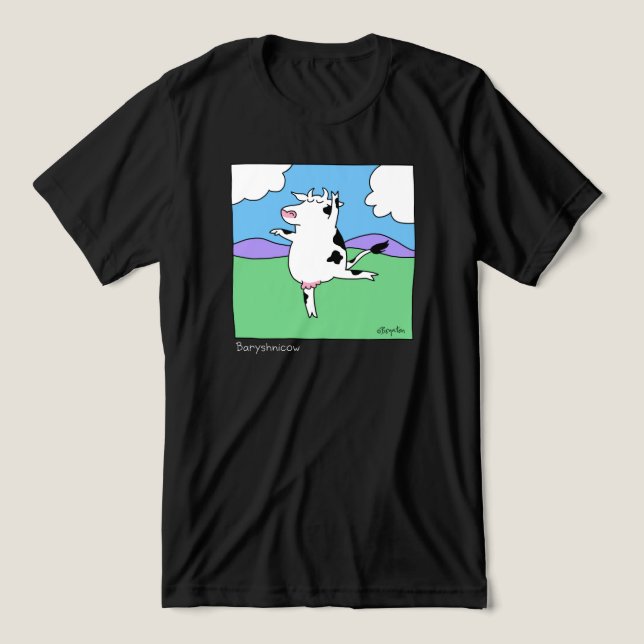 BARYSHNICOW von Sandra Boynton Tri-Blend Shirt (Design Vorderseite)