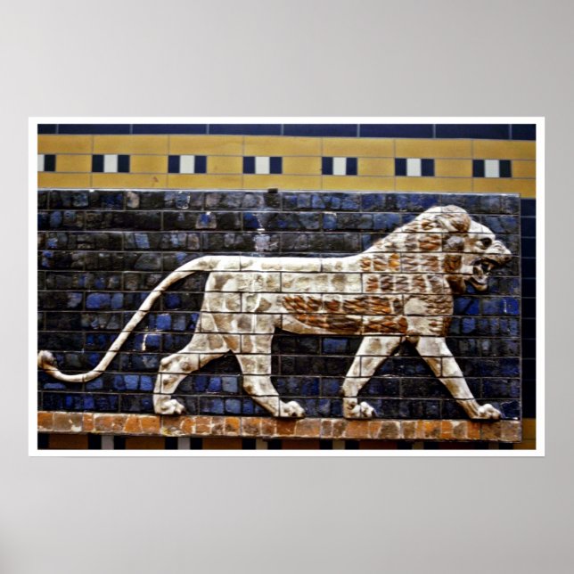 Bas Relief, Ishtar Lion Gate - Istanbul Poster (Vorne)