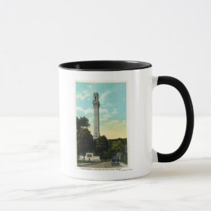 Bas Relief Tablet und Pilgrim Memorial View Tasse