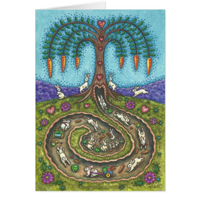 BAS TROU DE RABBIT REMARQUE CARTE DE RECONNAISSANC (Devant)