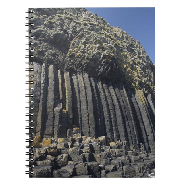 Basalt Columns by Fingal's Höhle, Staffa, außerhal Notizblock (Vorderseite)