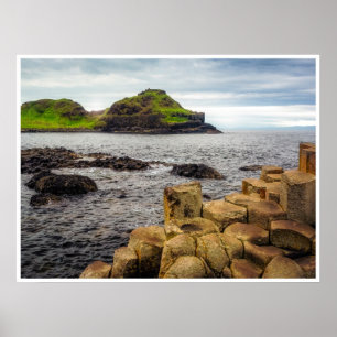 Basaltsäulen des Giant’s Causeway – Irland Druck Poster