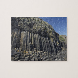 Basaltsäulen von Fingal's Cave, Staffa, vor der Kü