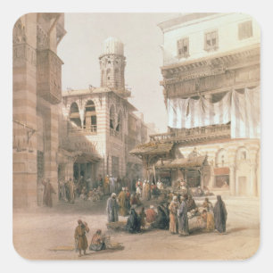 Basar der Kupferschmiede, Kairo, von "Ägypten und Quadratischer Aufkleber