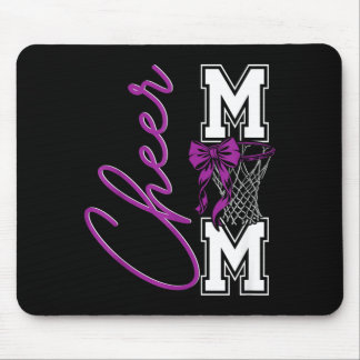 Basball Game Cheerleading Sport Cheer Mom Mama Bow Mousepad
