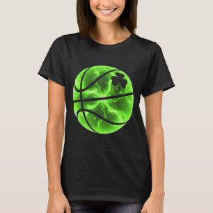 Basball Shamrock Glücksklee Irischer St. Patricks T-Shirt