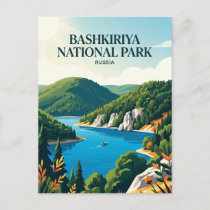Baschkirien-Nationalpark Russland Postkarte