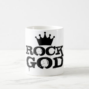 basculez la roche de tasse ou de tasse d'un dieu