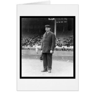 Base-ball 1914 de Bill Klem d'arbitre