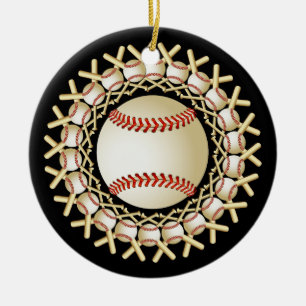 BASE-BALL ET ORNEMENT DE BATTES