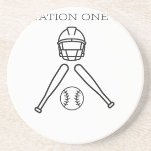 Base BAll..One Nation one Team . Untersetzer