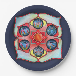 Base Chakra Pappteller