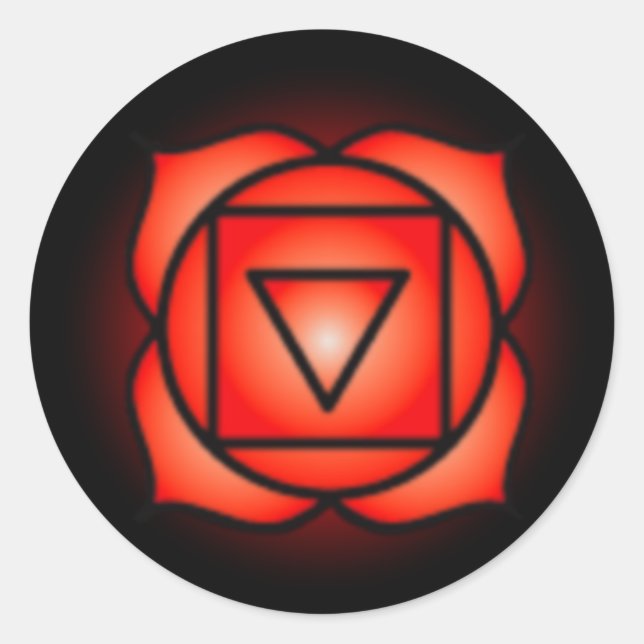 Base Root Chakra Stickers (Vorderseite)