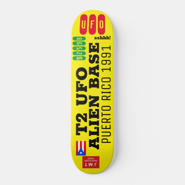 Base T2 UFO PR Skateboard (Recto)