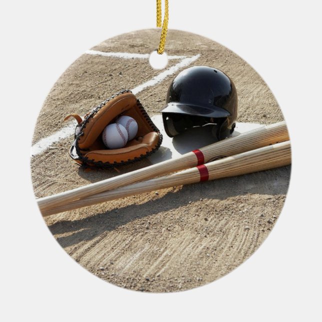 Baseball 11 keramik ornament (Vorne)