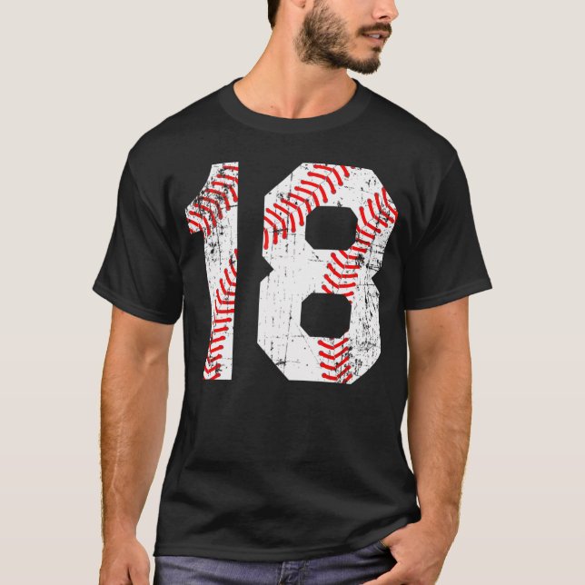 Baseball 18 Jersey T-Shirt (Vorderseite)