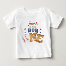 Baseball 1. Geburtstag Baby T-shirt