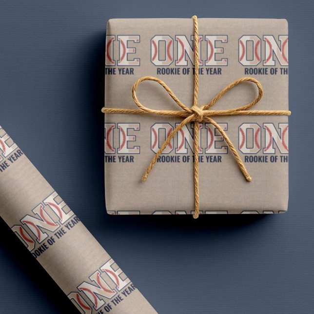 Baseball 1. Geburtstag Geschenkpapier (Von Creator hochgeladen)