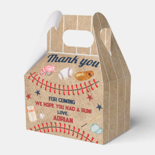 Baseball 1. Geburtstag Geschenkschachtel
