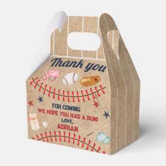 Baseball 1. Geburtstag Geschenkschachtel
