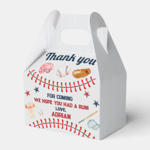 Baseball 1. Geburtstag Geschenkschachtel