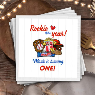 Baseball 1. Geburtstag Party Napkins Serviette