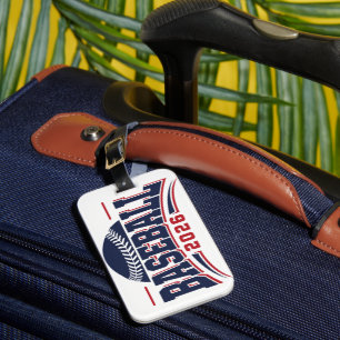 Baseball 2026 - Design des Classic Sports Team Gepäckanhänger