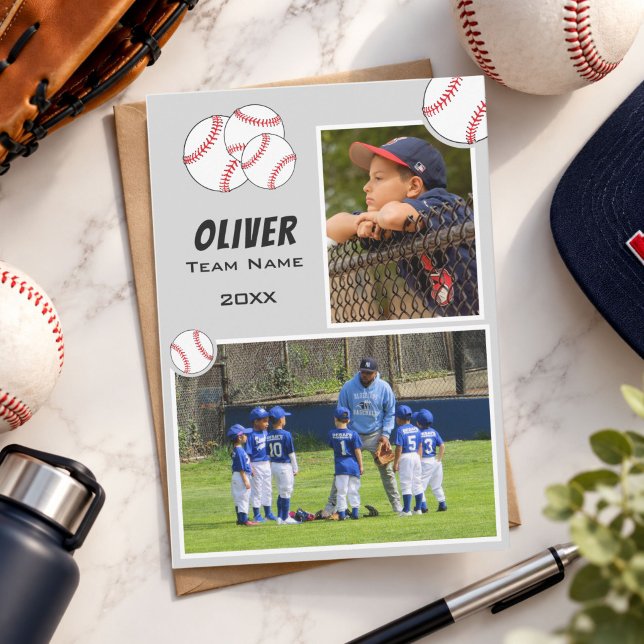 Baseball 2 Foto-Memory-Mate-Karte (Von Creator hochgeladen)