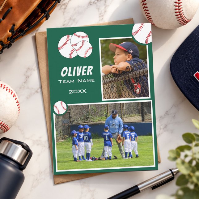 Baseball 2 Foto-Memory-Mate-Karte (Von Creator hochgeladen)