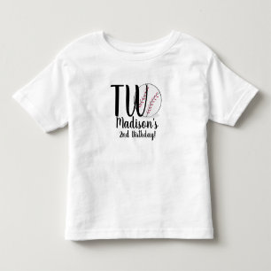 Baseball 2. Geburtstags-Shirt für Baby Kleinkind T-shirt
