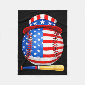 Baseball 4. Juli 250 Jahre Freiheit USA Fleecedecke