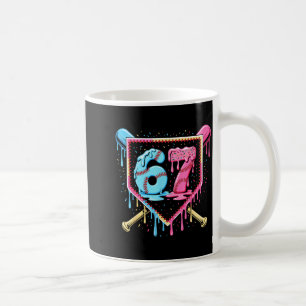 Baseball 67 Eis Drip Lustig Six Seven Meme Bo Kaffeetasse
