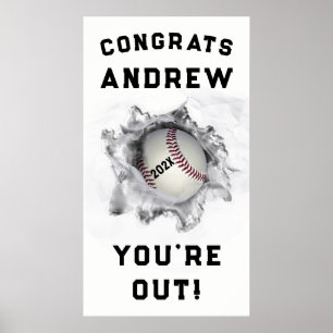 Baseball-Abschluss 2025 Poster