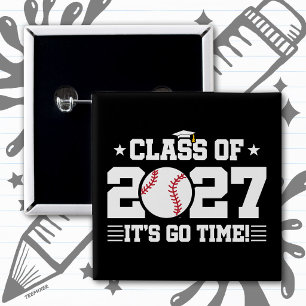 Baseball-Abschluss Es ist soweit Abschlussklasse 2 Button