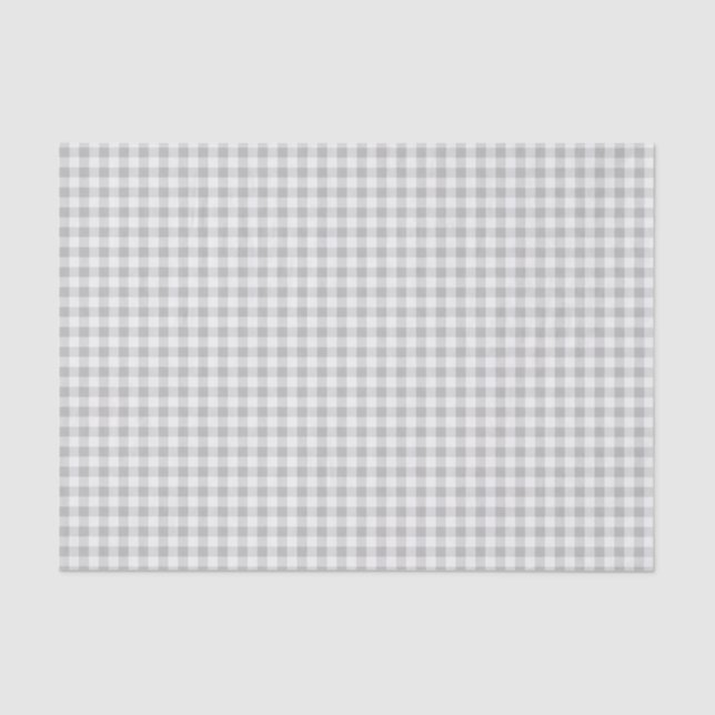 Baseball-Akkord. Gingham Tissue Wrap-Blue-Gray Seidenpapier (Vorderseite)